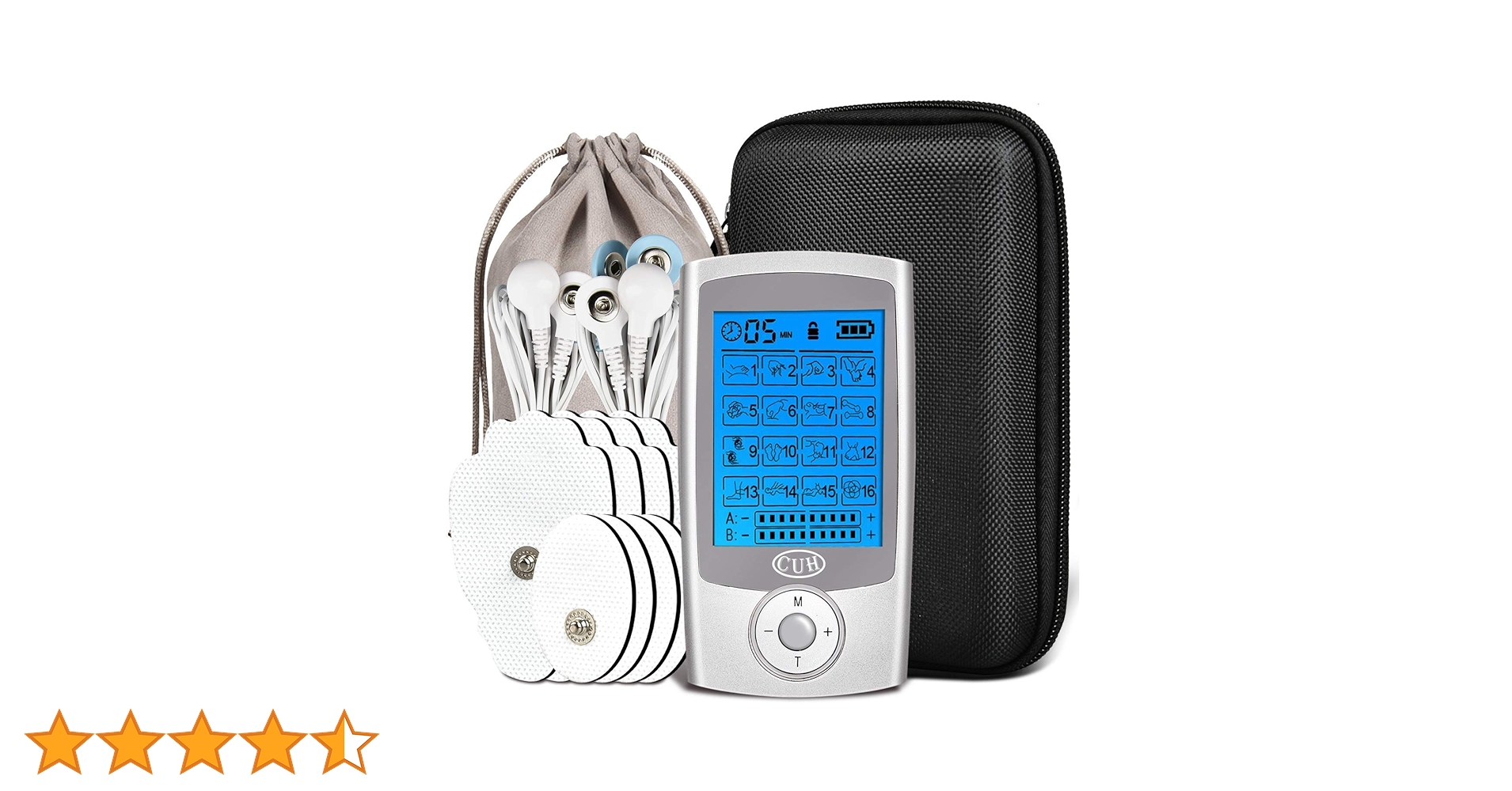 Stimulators／M.A.C.H.I.N.E. Rechargeable Dual Channel TENS Unit Muscle Stimulator Machine W